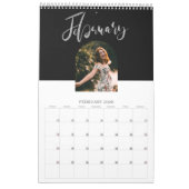 絵を描Archパーソナライズされた Photo Calendar カレンダー (2月 2026)