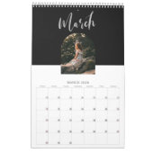 絵を描Archパーソナライズされた Photo Calendar カレンダー (3月 2026)