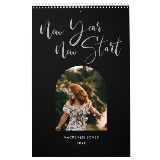 絵を描Archパーソナライズされた Photo Calendar カレンダー (カバー)