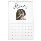 絵を描Archパーソナライズされた Photo Calendar カレンダー (2月 2027)
