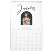 絵を描Archパーソナライズされた Photo Calendar カレンダー (1月 2027)