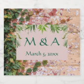 絵を描Bricks Green Ivyのワ結婚インラベル スパークリングワインラベル (シングルラベル)