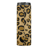絵を描Cheetah Leopardプリントスポット金ゴールドベージュタン タンブラー (裏面)