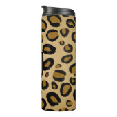 絵を描Cheetah Leopardプリントスポット金ゴールドベージュタン タンブラー (回転右)