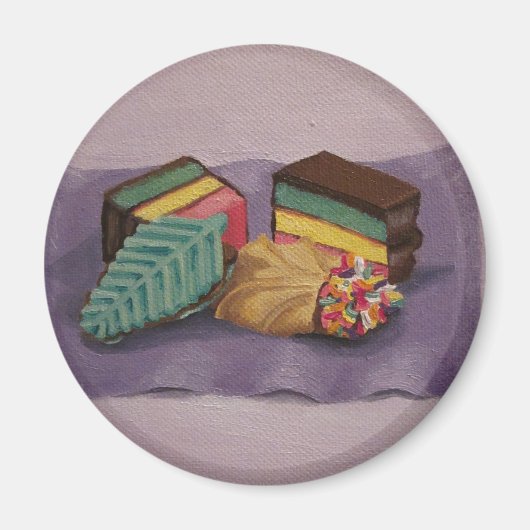 絵を描Cookie磁石 マグネット (正面)