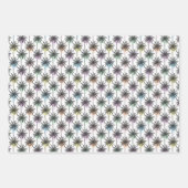 絵を描Drop Palm Treeパターン ラッピングペーパーシート (正面)