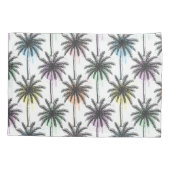 絵を描Drop Palm Treeパターン 枕カバー (裏面-左)