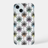 絵を描Drop Palm Treeパターン iPhone 15ケース (裏面)