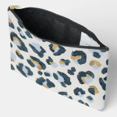 絵を描Leopard Print アクセサリーポーチ (見開き)