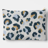 絵を描Leopard Print アクセサリーポーチ (裏面)