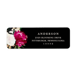 絵を描Magnolia on Black | 結婚s ラベル