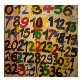 絵を描MaxとMaryによる数数 フォトプリント