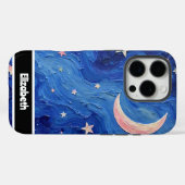 絵を描Moonlight Starry電話カバー Case-Mate iPhoneケース (裏面 (横))