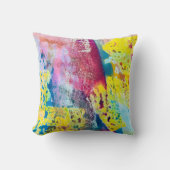 絵を描s/水の色/モダン/美的/スタイル クッション (正面)