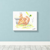 絵を描s : Bandit キャンバスプリント (インサイチュ (ウッドフロア))