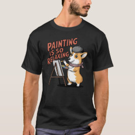 絵を描s Is Soリラックス - By Artist Corgi Tシャツ