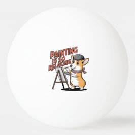 絵を描s Is Soリラックス, Corgi Artist 卓球ボール