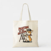 絵を描s Is So'リラックス, Corgi Artist Tote Bags トートバッグ (裏面)