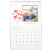 絵を描Seasonsパーソナライズされた Photo Calendar カレンダー (2月 2026)