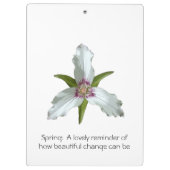 絵を描Wildflower Clipboard クリップボード (裏面)