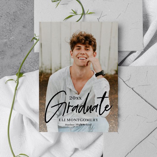 絵を描Word編集可能カラー卒業招待状 招待状