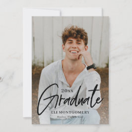 絵を描Word編集可能カラー卒業招待状 招待状