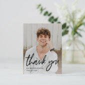 絵を描Word Editable Color Thankyu Postcare ポストカード (スタンド正面)