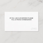 絵師名刺 名刺 (裏面)