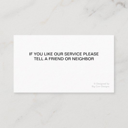 絵師名刺 名刺 (裏面)