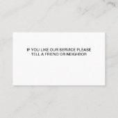 絵師名刺 名刺 (裏面)