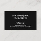 絵師名刺 名刺 (裏面)