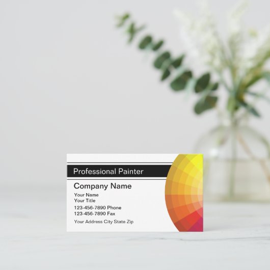 絵師名刺 名刺 (スタンド正面)