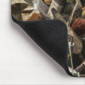 絵師絵を描筆と古木箱 マウスパッド (コーナー)