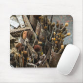 絵師絵を描筆と古木箱 マウスパッド (マウス)