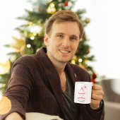 絵文字おもしろいサンタかわいいギークおたくホットココアミルク マグカップ