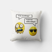 絵文字おもしろい引用文装飾用クッション クッション (正面)