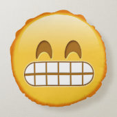 絵文字おもしろい装飾用クッション ラウンドクッション (裏面)