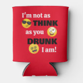 絵文字おもしろい飲 缶クーラー (正面)