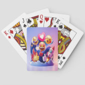 絵文字がおもしろいを解き放カラフルち トランプ (裏面)
