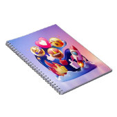 絵文字がおもしろいを解き放カラフルち ノートブック (右側)