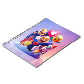 絵文字がおもしろいを解き放カラフルち ノートブック (左側)