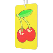 絵文字さくらんぼ カーエアーフレッシュナー (左)