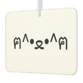 絵文字つき猫ฅ^・ﻌ・^ฅ顔文字日本の付 カーエアーフレッシュナー (左)