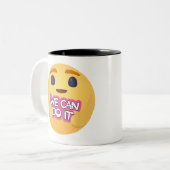 絵文字で気にきる ツートーンマグカップ (正面左)