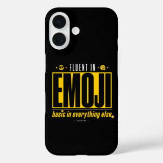 絵文字に流暢 iPhone 16 カスケース | 笑顔の絵文字 16ケース