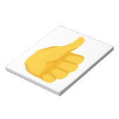 絵文字に親指を立てる ノートパッド (回転)
