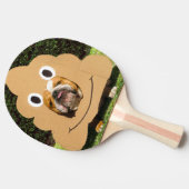 絵文字のウンチの犬 卓球ラケット (横)