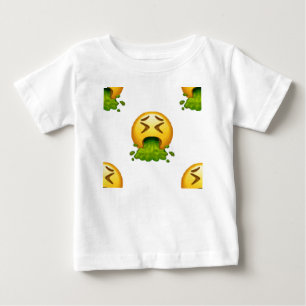 絵文字のパッシング ベビーTシャツ