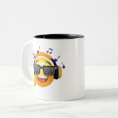 絵文字のマグカップ ツートーンマグカップ (正面左)