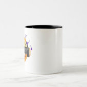 絵文字のマグカップ ツートーンマグカップ (中央)